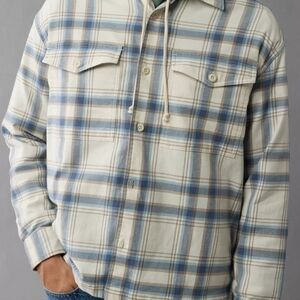 NWT - AE Stretch Flannel Stretch shirt